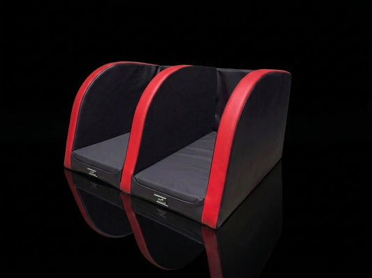 DOXAFER BOOT VOGUE in Red Devil — Hundebett für das Auto mit hohen Seitenwänden